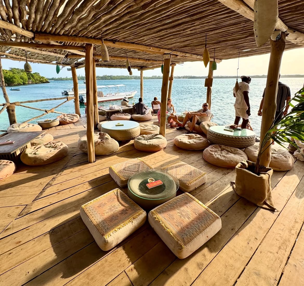 Island lunch stop on a full-day Watamu excursion