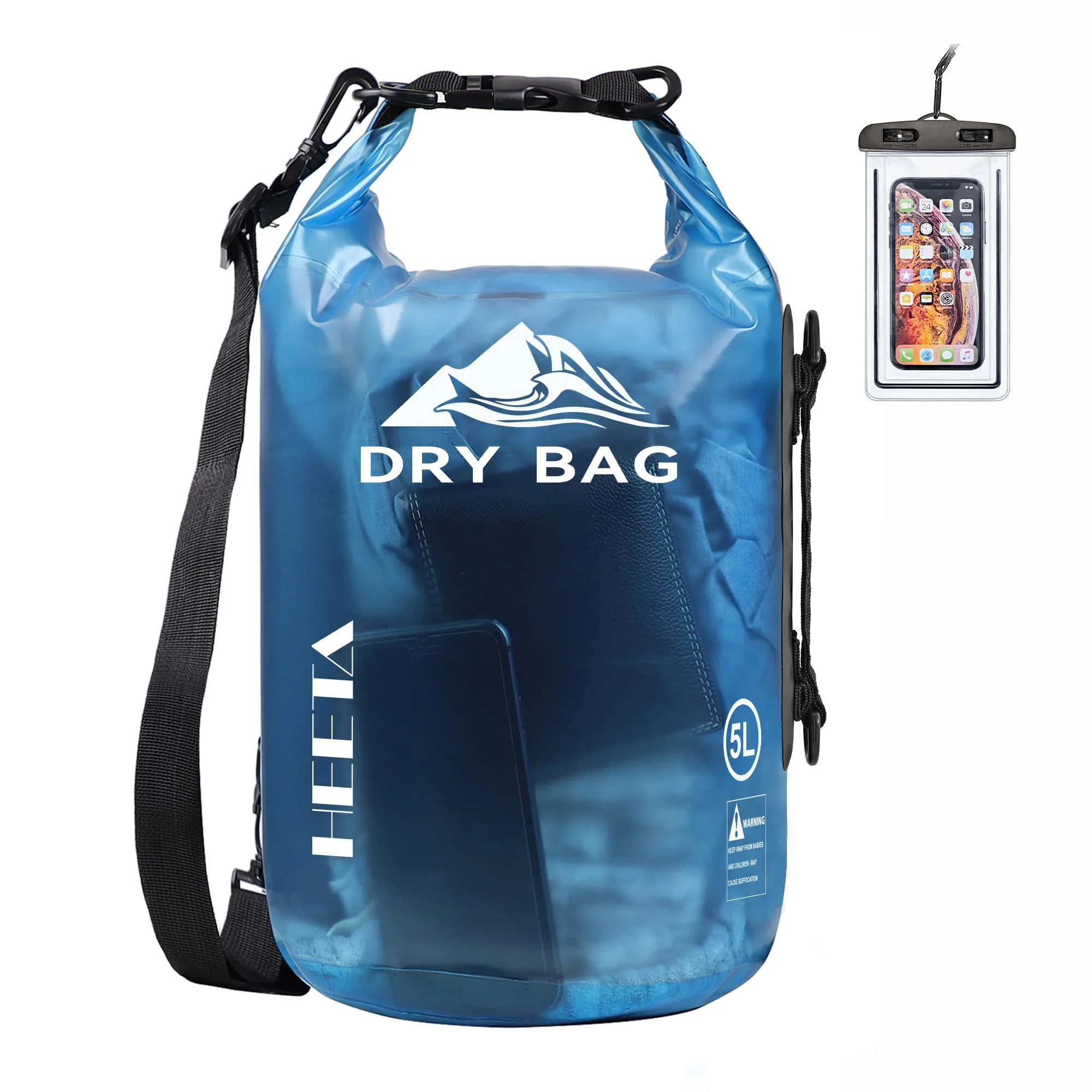 Waterproof dry bag for protecting valuables on a Watamu boat trip